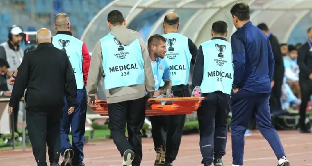 إصابة أنس العوضات بتمزق في العضلة الضامة ..  وغيابه المتوقع من 3 إلى 4 أسابيع