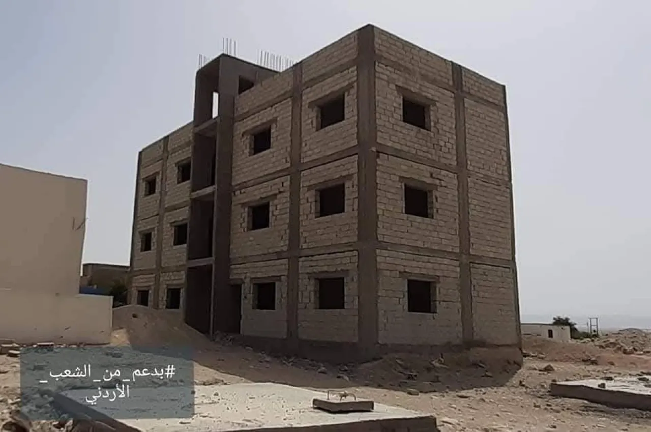 بدعم من الشعب الأردني  ..  إنجاز مشروع سكني جديد للأيتام في الأغوار الجنوبية 