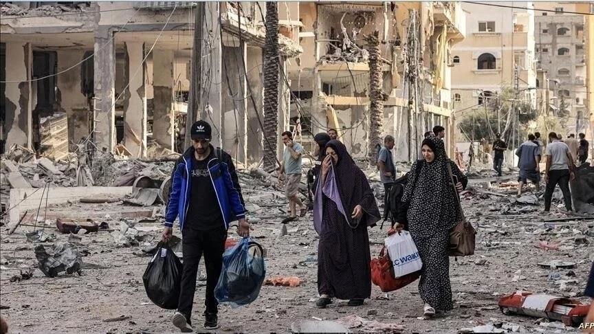 "الهجرة الدولية": العائدون لمناطقهم بغزة وجدوا أنفسهم أمام أكوام أنقاض