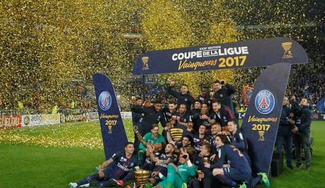 باريس سان جيرمان بطلا لكأس الرابطة للمرة الرابعة على التوالي