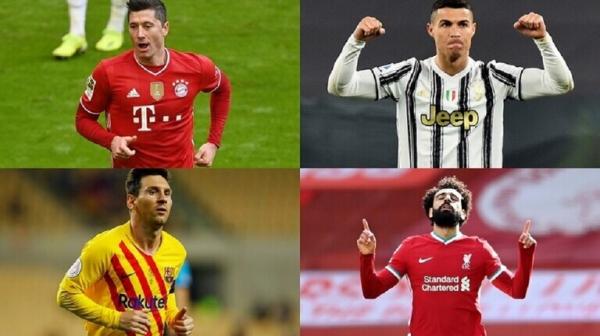 الحذاء الذهبي  ..  صلاح خارج قائمة "العشرة الكبار"