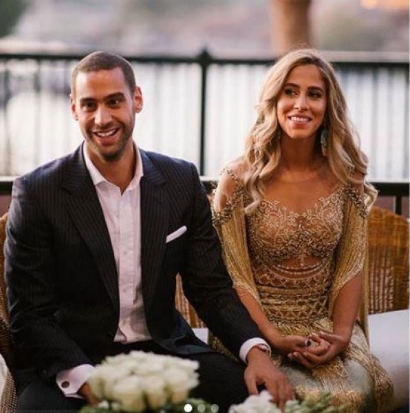 بالصور  ..  بملابس غير معتادة في الأفراح ..  حفل زفاف اسطوري لنجل رجل اعمال مصري استمر لثلاثة ليال