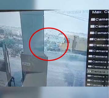 بالفيديو  ..  حادث سير مروع على طريق جمحا في إربد