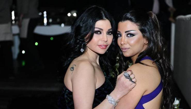 رولا يموت تسخر من شقيقتها هيفاء وهبي .. وتفضحها بهذه الصورة!