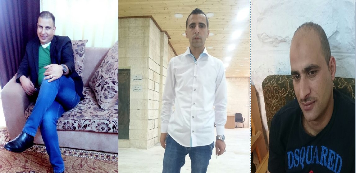 الملازم عبدالصمد عبيدات والوكيل احمد الخراشقه والرقيب حسين السرحان الف مبارك 