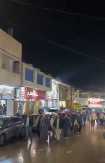 أهالي محافظة معان يستقبلون عيد الفطر المبارك ..  فيديو