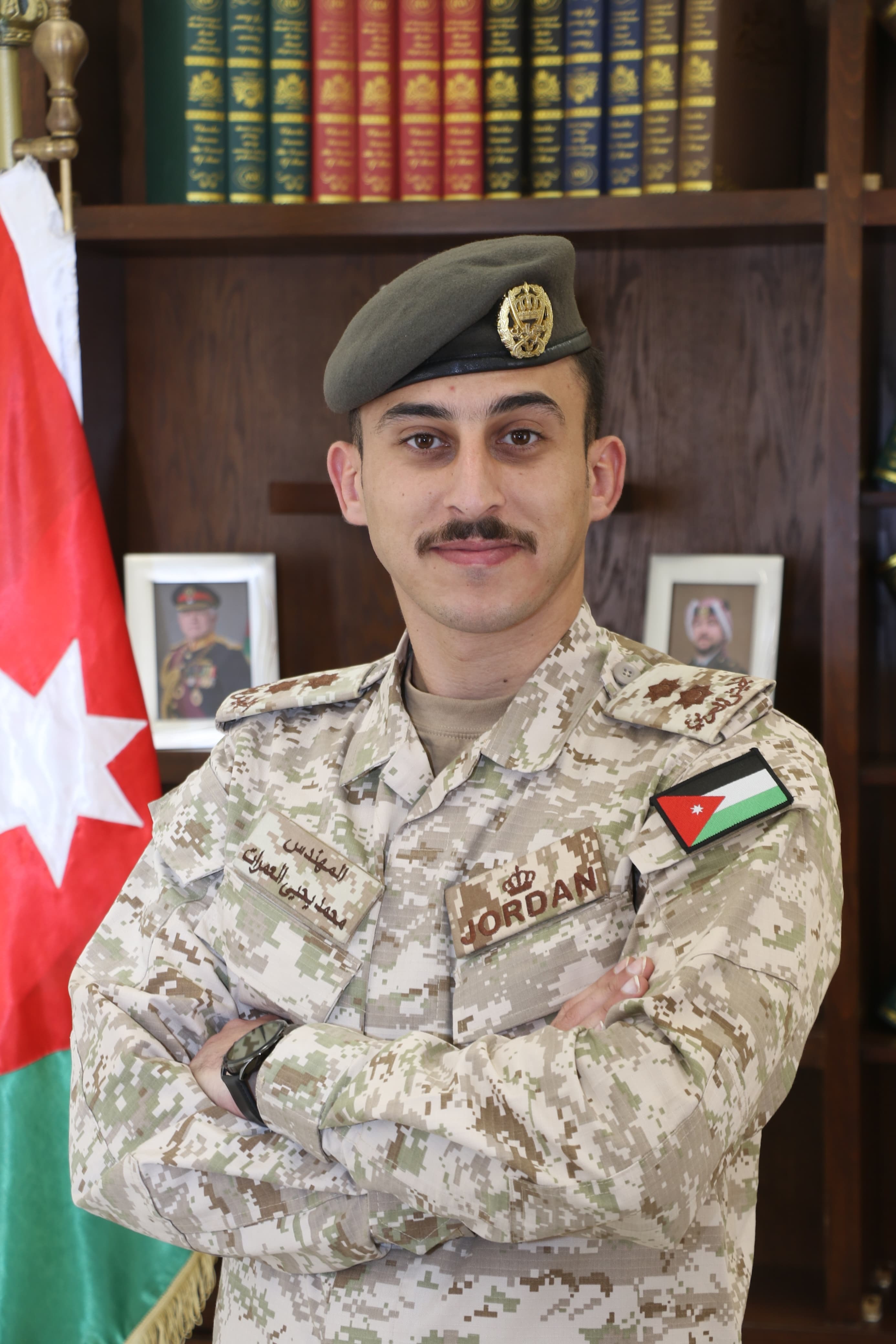 الملازم/1 المهندس محمد العمرات ..  مبارك الترفيع