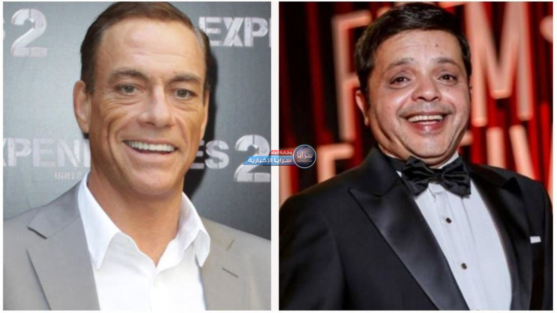 بالصور  ..  اشتعال التحدي بين محمد هنيدي وفان دام ..  والمعركة "عند سفح الهرم"