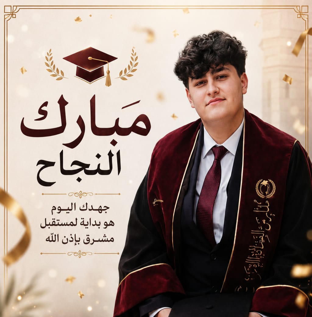 أحمد عمر شمعون  ..  مبارك النجاح 