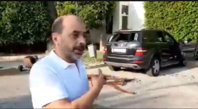 بالفيديو  .. تكسير مركبة أردني في لبنان وسلب أوراقه وبطاقاته البنكية