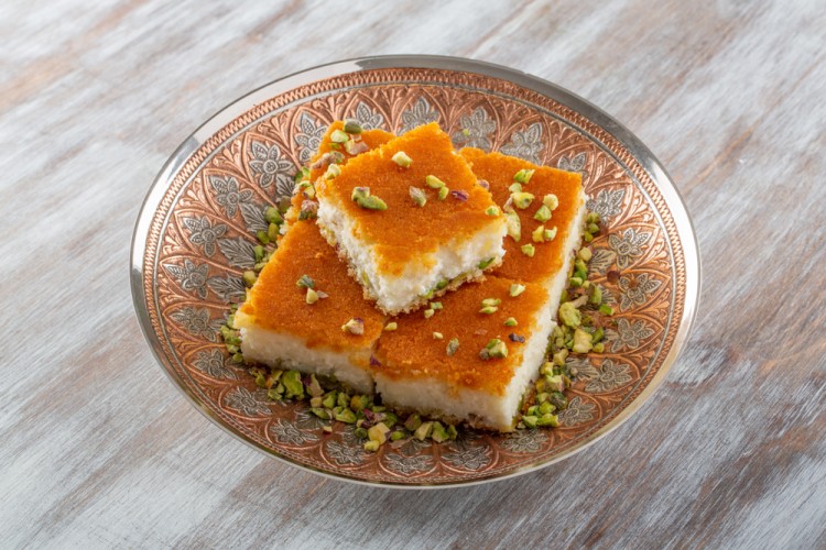  "بسبوسة بالقشطة للرجيم.