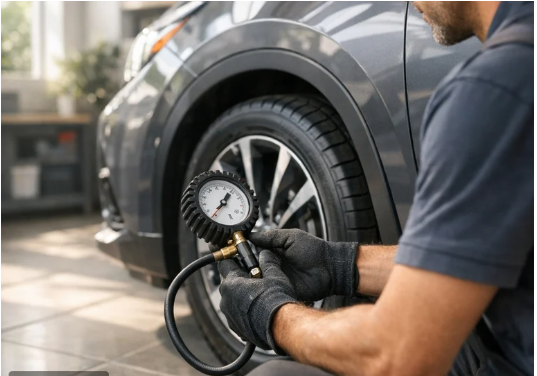 كيفية ضبط ضغط الإطارات للحصول على قيادة آمنة وكفاءة عالية