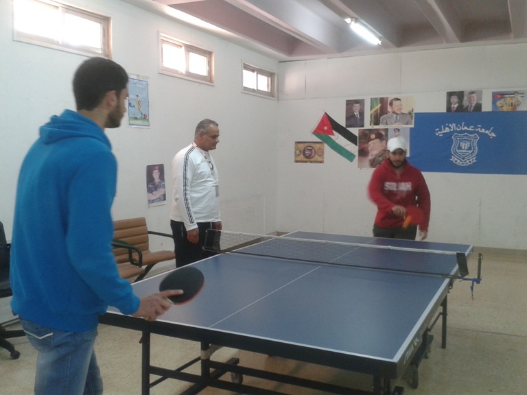 بطولة تنشيطية للطلبة المستجدين في جامعة عمان الأهلية