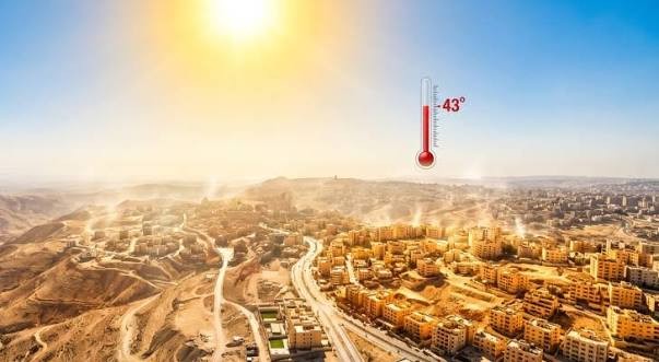 الأرصاد الجوية: كتلة هوائية حارة تؤثر على الأردن الخميس