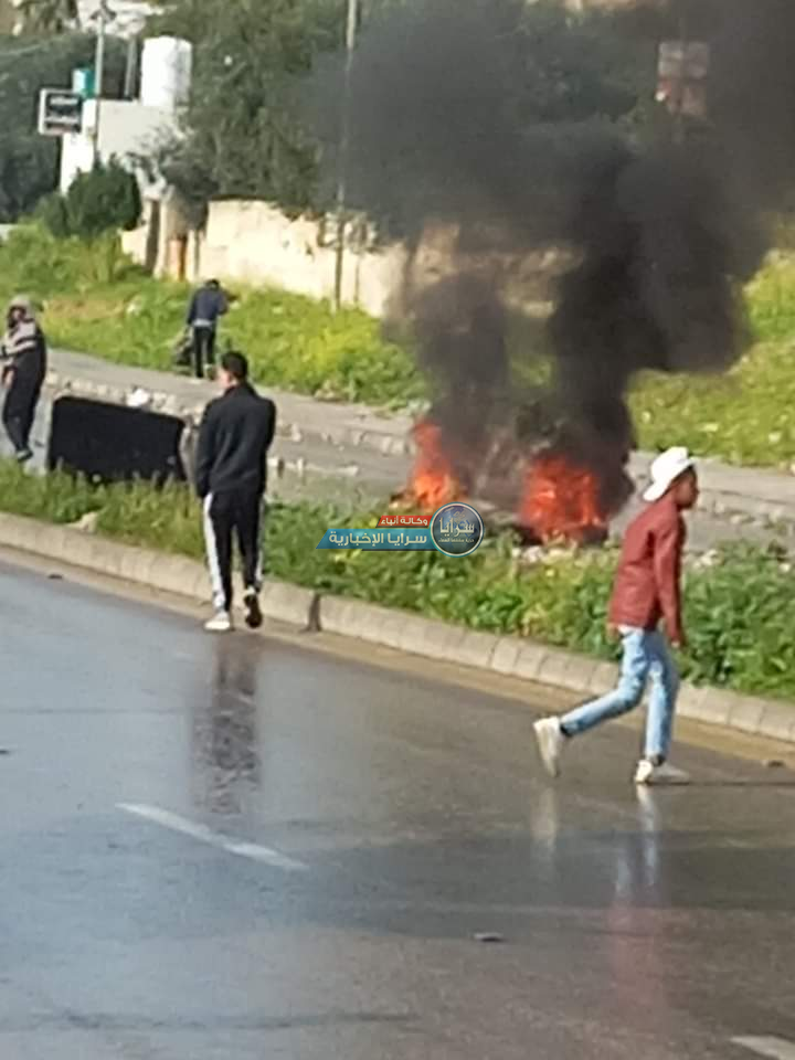 الأغوار الشمالية : أعمال شغب وإغلاق الطريق الدولي احتجاجاً على نتائج الانتخابات