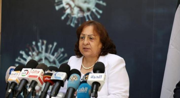 وزيرة الصحة الفلسطينية: توصيات بالإغلاق الشامل لأسبوعين