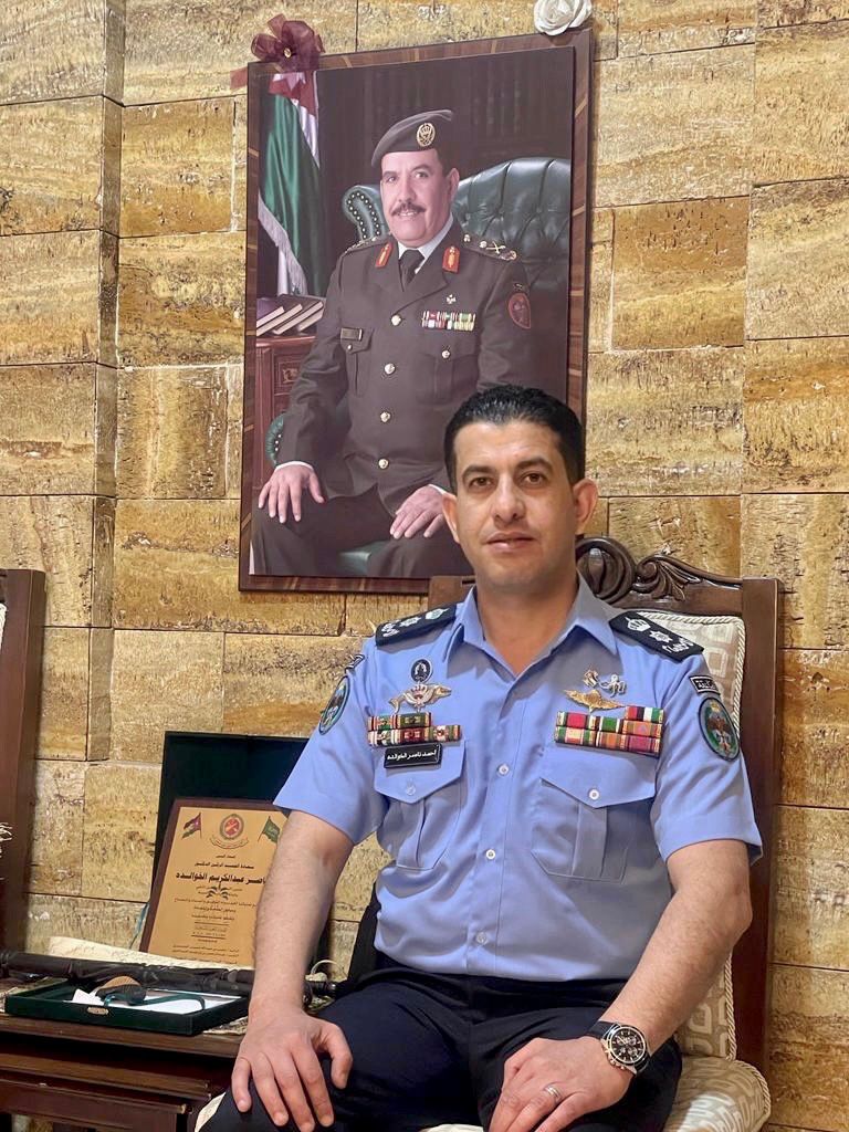 احمد ناصر الخوالدة  ..  مبارك الترفيع لرتبة مقدم