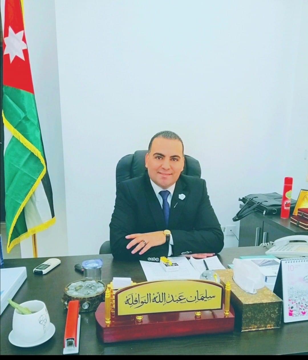 سليمان عبدالله النوافله  ..  مبارك الماجستير 