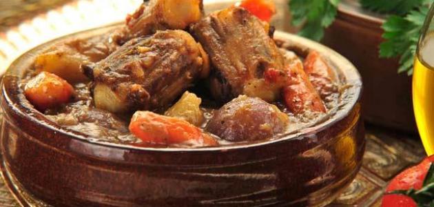 طريقة عمل طاجن الكوارع بدون طماطم