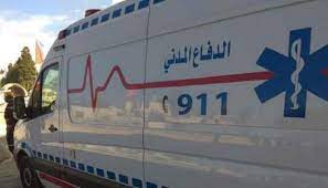 وفاة بحادث تصادم بين مركبتين على طريق المطار