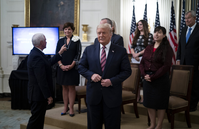 ترامب "يعمل بجد" مع حفيده اللبناني - (صورة)