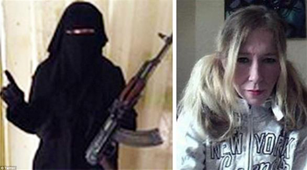 صور: مغنية بريطانية تلتحق بـ داعش وتتوعد بقطع رقاب الكفار بيدها