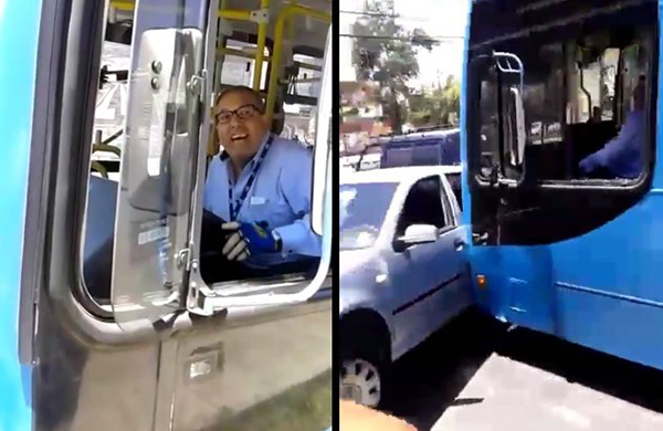 فيديو: هذا ما سيحدث إذا أغضبت سائق باص
