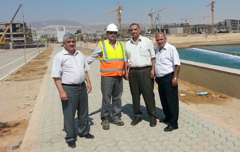 المهندسين تزور المشاريع الكبرى في العقبة