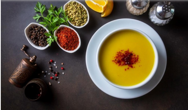 شوربة العدس بالتقلية الشتوية