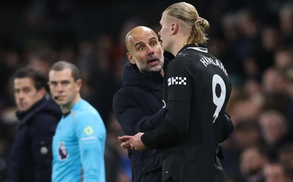 قناة العربية - رياضة غوارديولا يحمل لاعبي مانشستر سيتي مسؤولية أزمة هالاند التهديفية