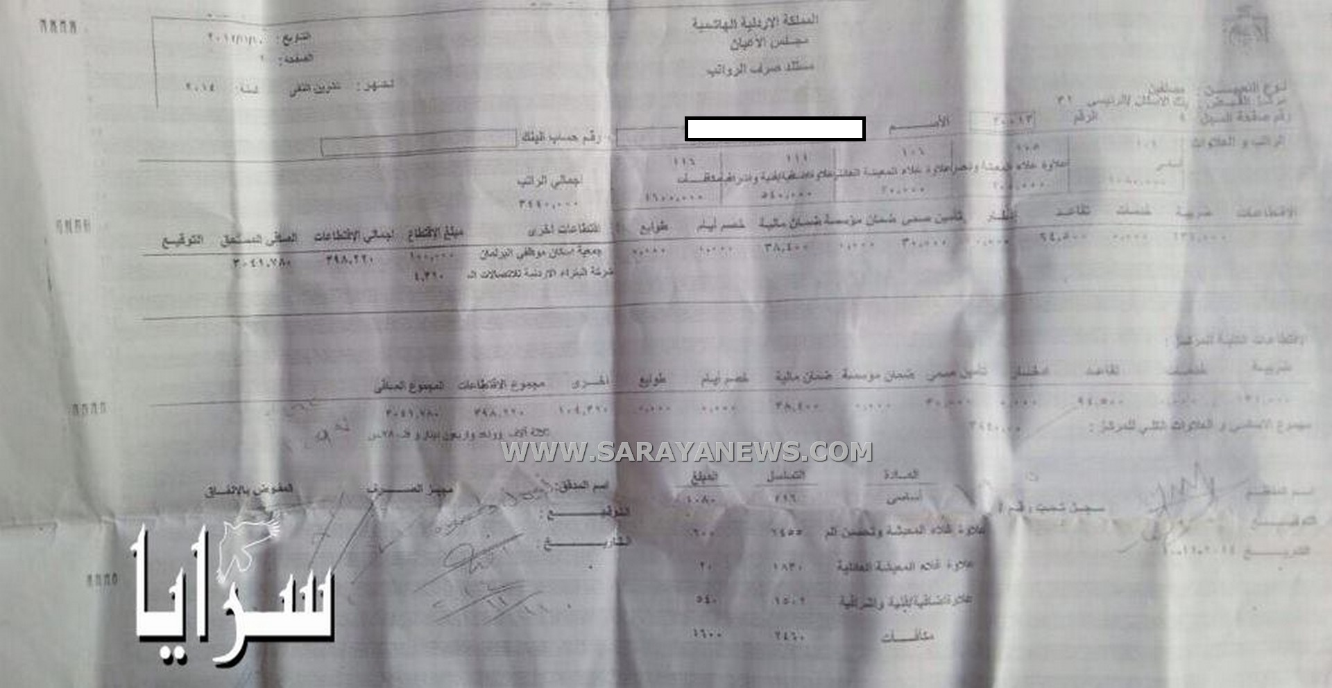 "بالوثائق" .. مكافأة شهرية لمدير مكتب الروابدة قدرها 1600 دينار ترفع إجمالي راتبه الى 3440 دينارا