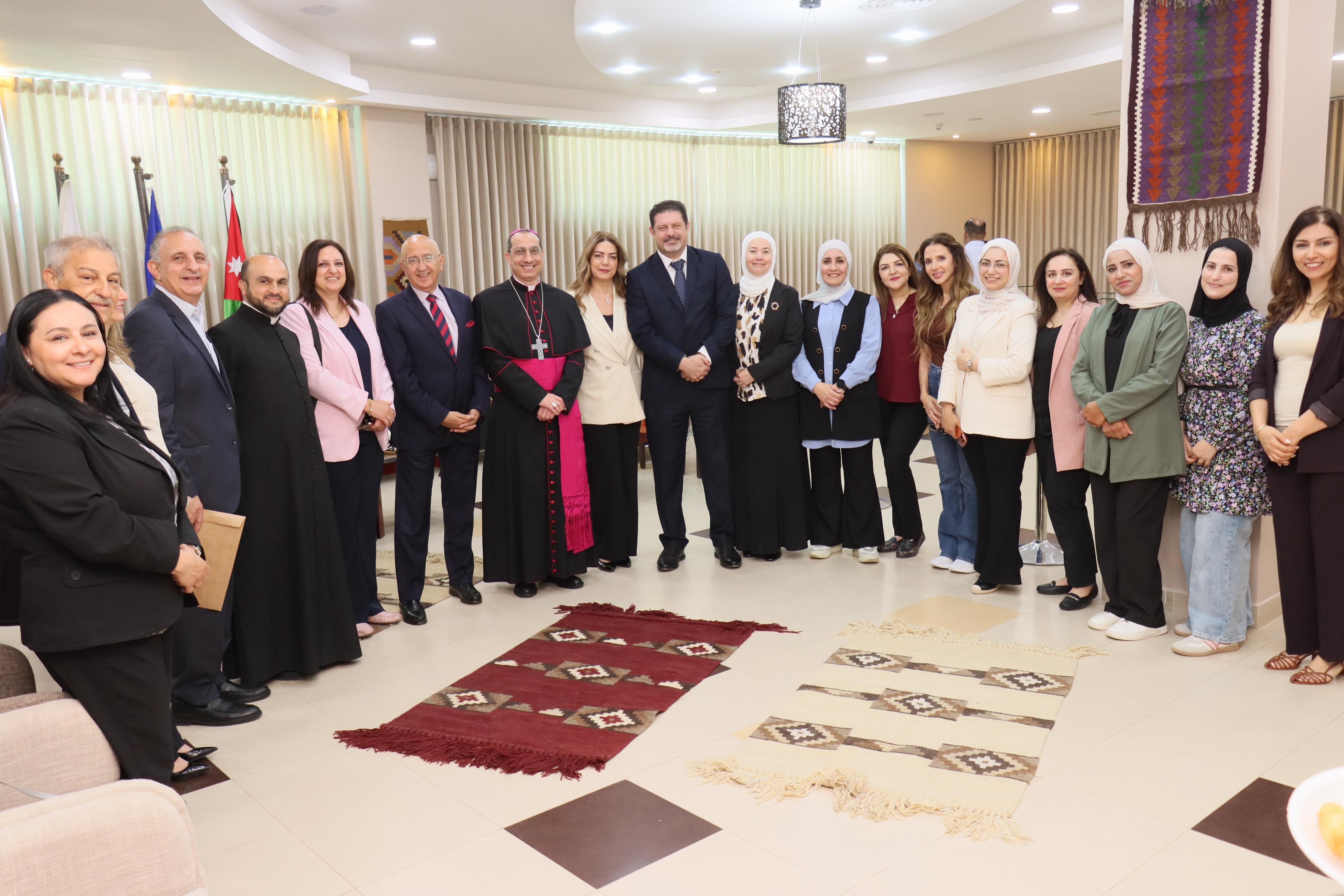 الجامعة الأميركية في مادبا تقيم حفلاً رسمياً بمناسبة تعيين الأستاذ الدكتور عدي عريضه رئيسًا للجامعة