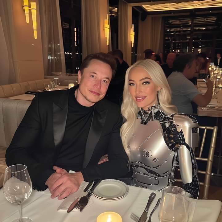 إيلون ماسك يعلن عن أول صديقة له "روبوت ذكاء إصطناعي" ويدعوها للعشاء