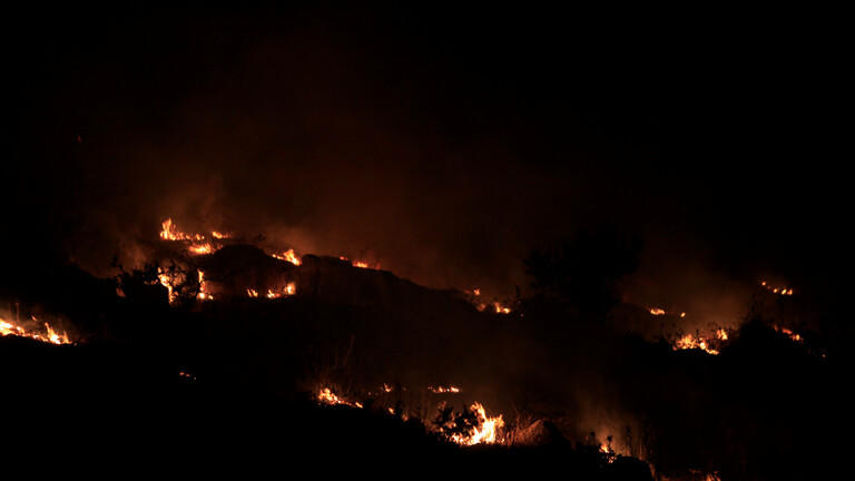تجدد الحرائق في لبنان