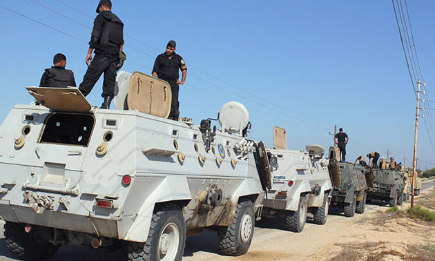 مصر: مقتل 11 شرطيا بهجوم على مدرّعة في شمال سيناء