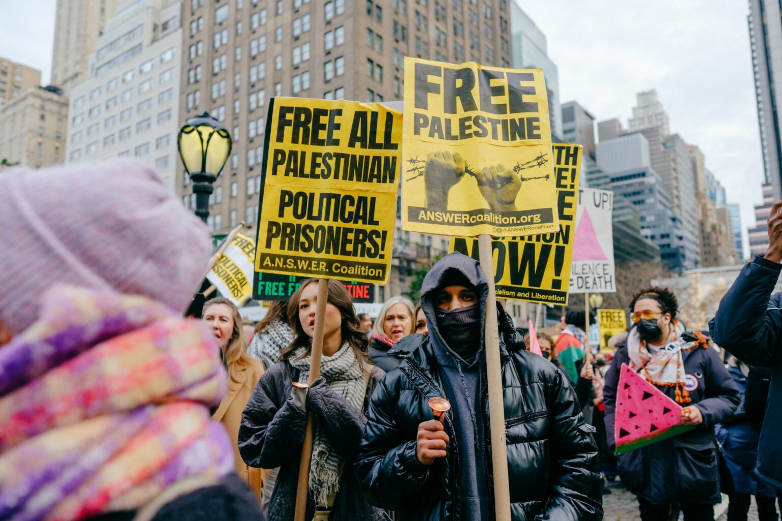 مظاهرات في الولايات المتحدة تطالب بإنهاء الدعم العسكري لـ "إسرائيل"