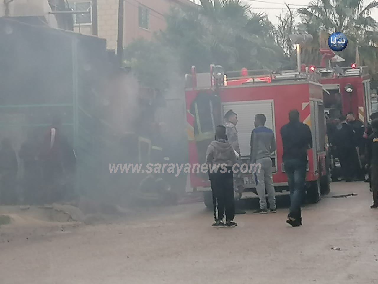 بالصور ..  أعمال شغب عقب مقتل شاب عشريني بمشاجرة مسلحة في الأغوار الشمالية