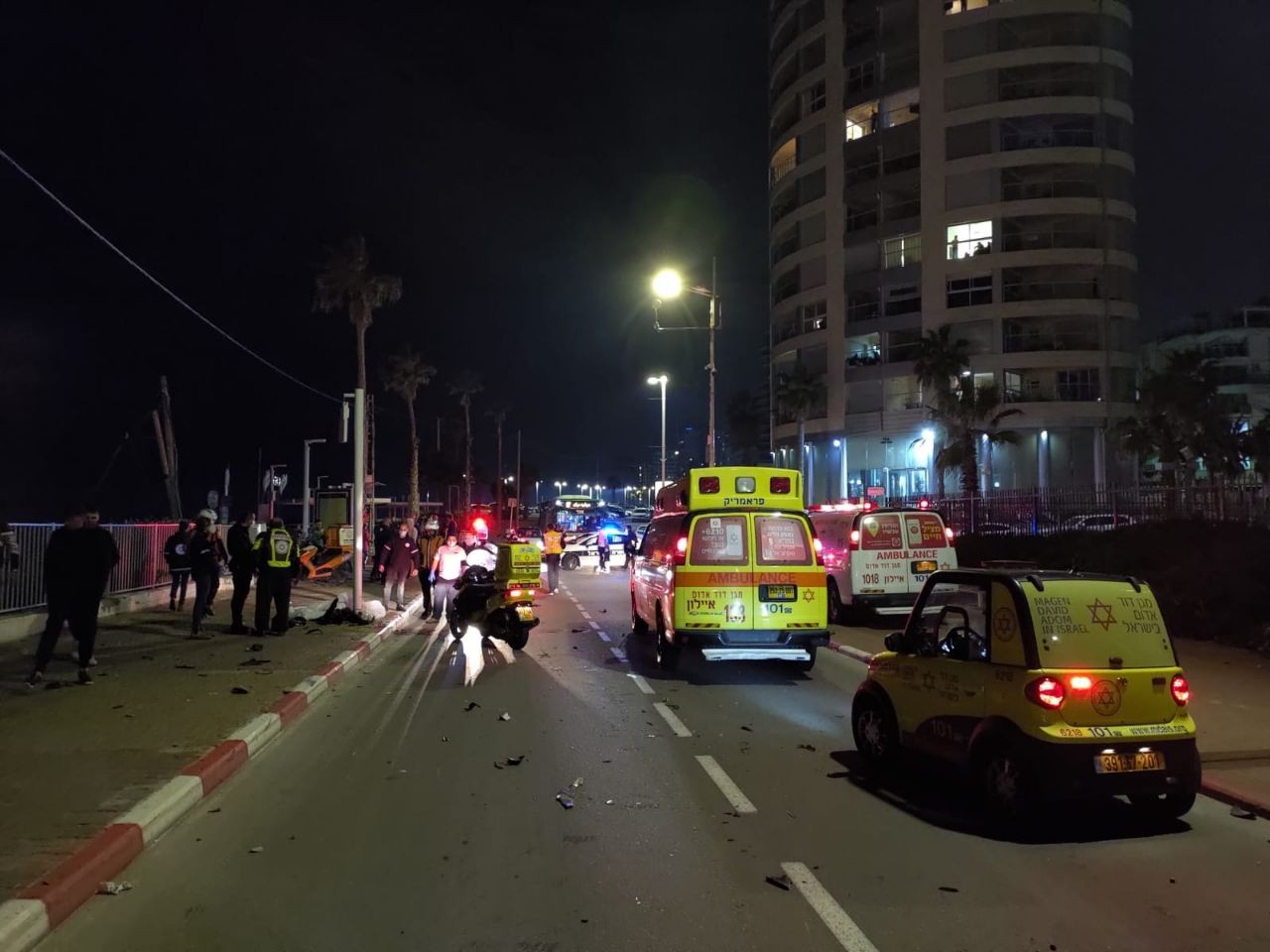 مصرع سائق دراجة نارية في حادث طرق قرب يافا