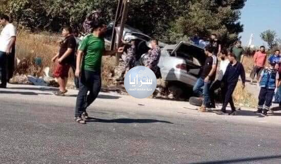 وفاة شخص جراء تدهور مركبة في اربد ..  صور