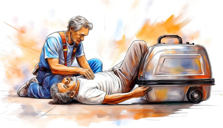 دبي  ..  1.6 مليون درهم فاتورة علاج «حامل أمتعة» سقط من ارتفاع طابقين