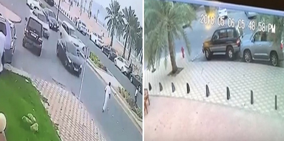 بالفيديو  ..  أطلاق نار في مقهى وتصادم مركبات ومطاردة عدد من المركبات