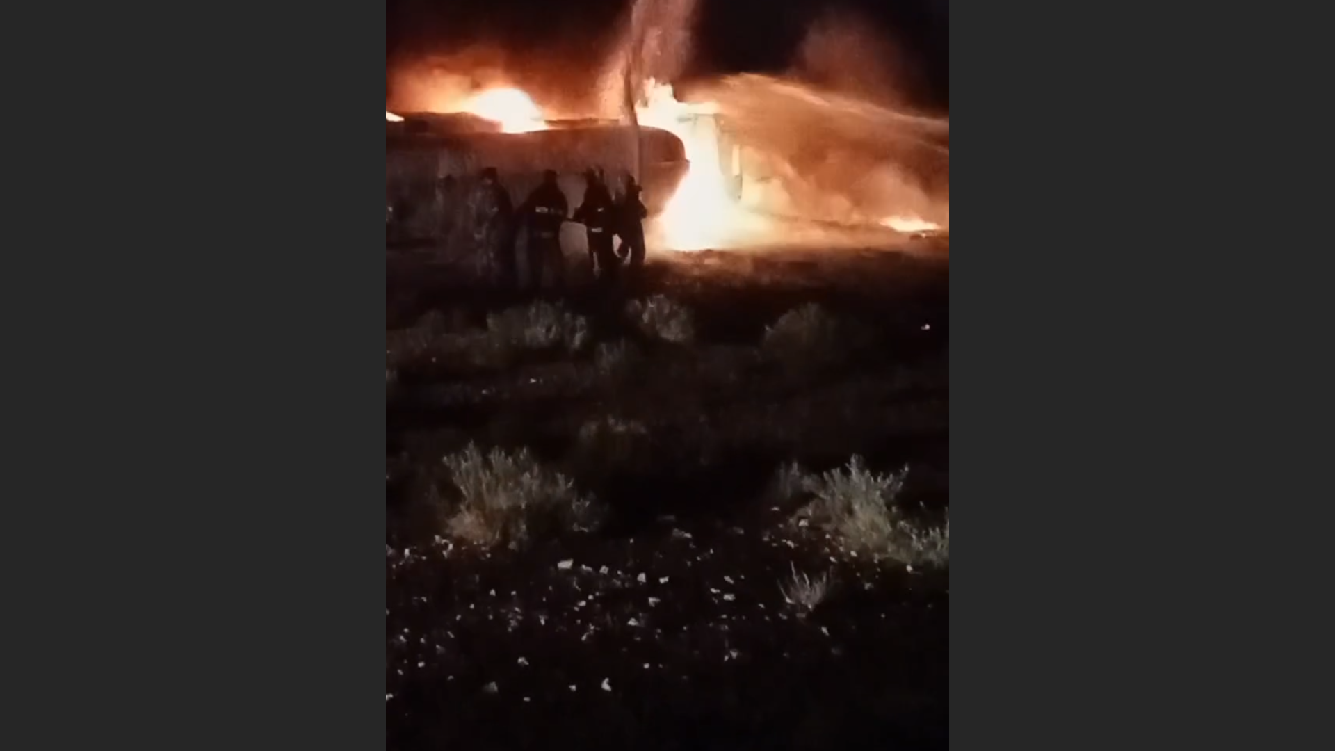 تدهور صهريج محروقات على طريق رأس النقب  ..  فيديو 