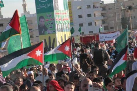 آلاف الاردنيين يشاركون في مهرجان ''صرخة الأقصى''  .. صور