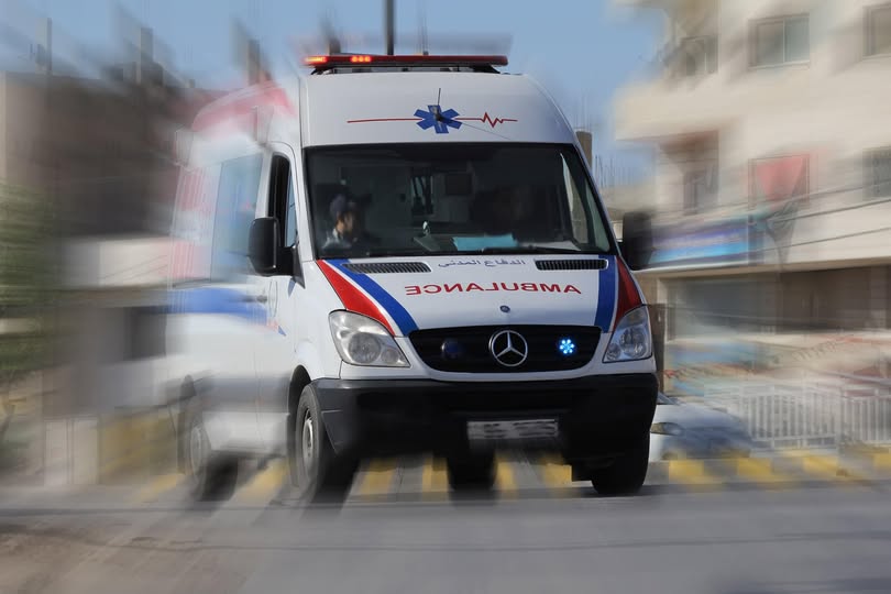 إصابة شخصين بحادث تصادم بين مركبتين على طريق عمان - إربد