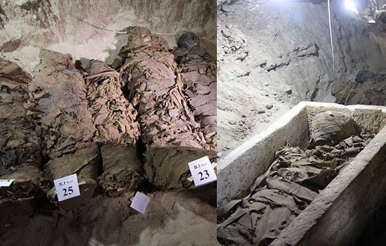 بالصور  ..  العثور على (28) مومياء داخل سراديب "اول مقبرة بتاريخ العصور الوسطى"