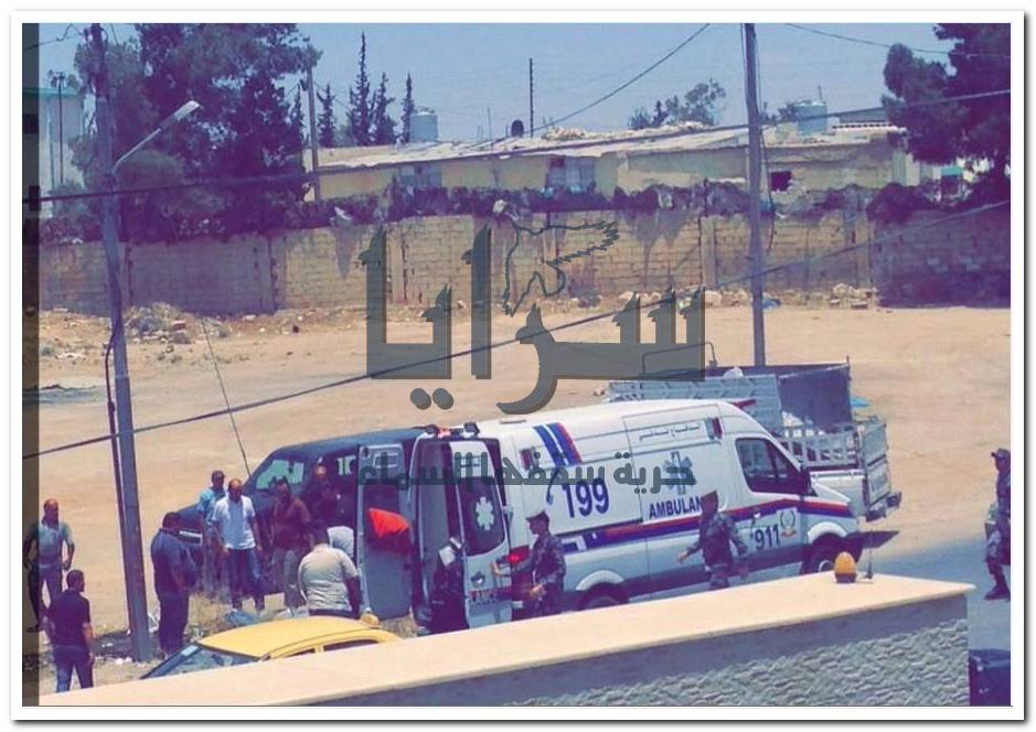 عمان : اصابة شاب اثر حادث دهس في ماركا  .. صورة