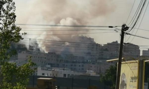 حريق بمنجرة في صويلح