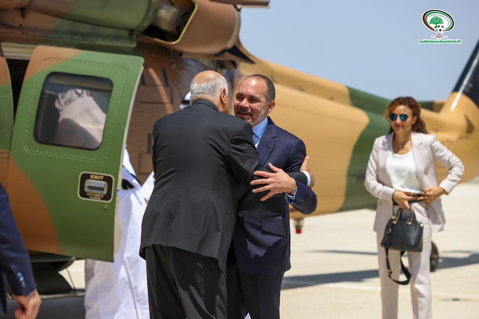 الأمير علي يصل فلسطين للمشاركة بافتتاح ملعب “بيليه”