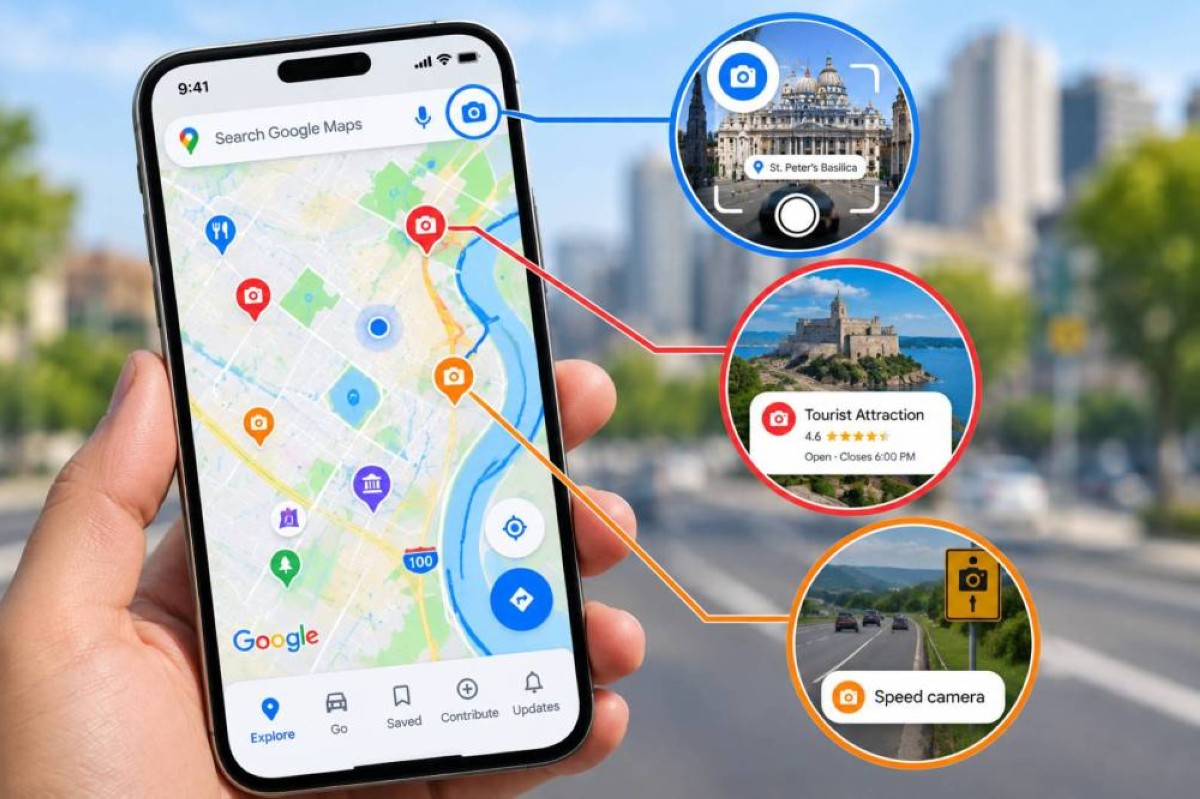 وظائف مفاجئة ..  ماذا يعني رمز الكاميرا في خرائط Google؟