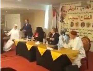  وفاة رجل الاعمال السعودي محمد القحطاني اثناء كلمه له بمؤتمر في القاهره .. فيديو 